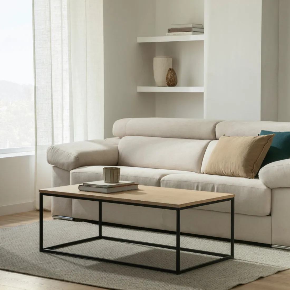 Kenay Home Clive Negro/Natural Sale