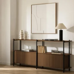 Kenay Home Darel Negro/Nogal Discount